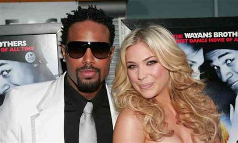 shawn wayans|shawn wayans and wife.